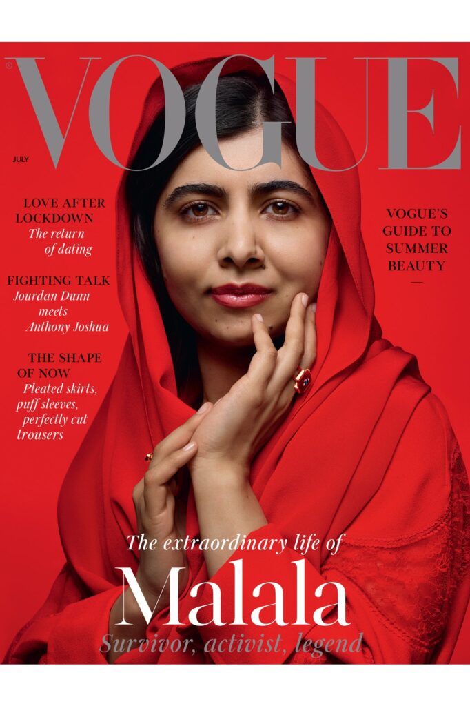 Malala Yousafzai by Vogue/Nick Knight 