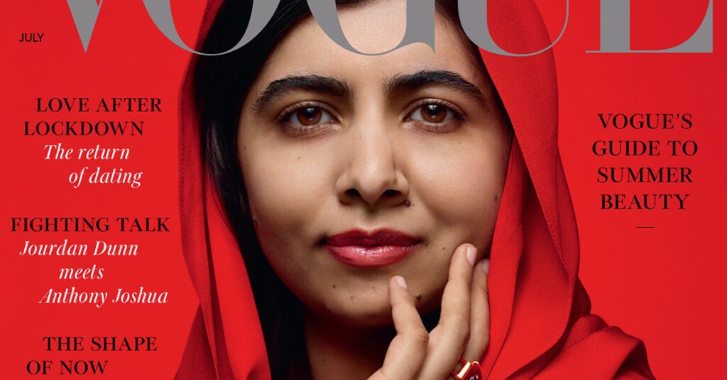 Malala Yousafzai by Vogue/Nick Knight